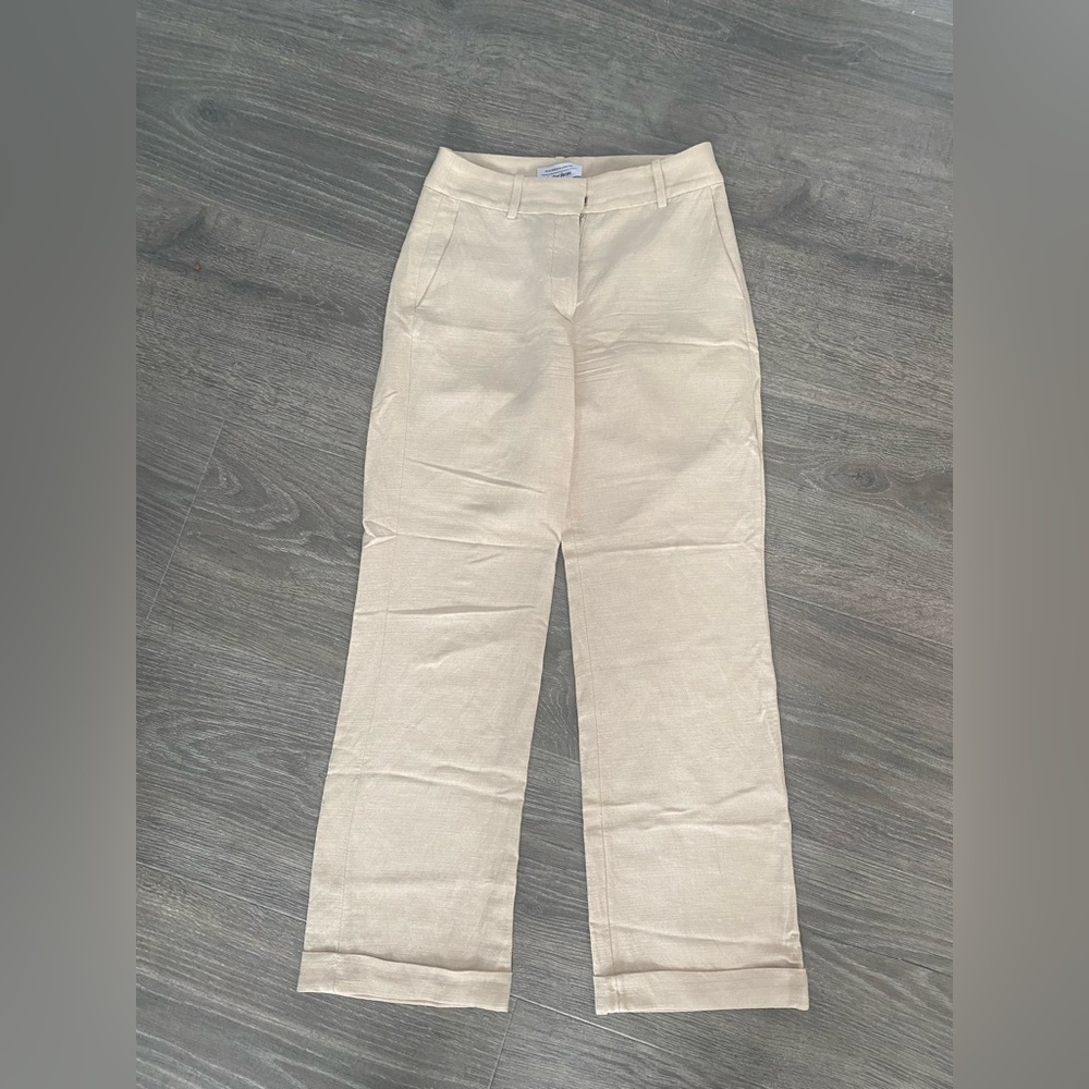 And other stories silk linen pants